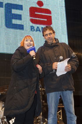 Eröffnung des Erste Bank Vienna Nightrun mit Chris Lohner (Licht für die Welt) © Archiv