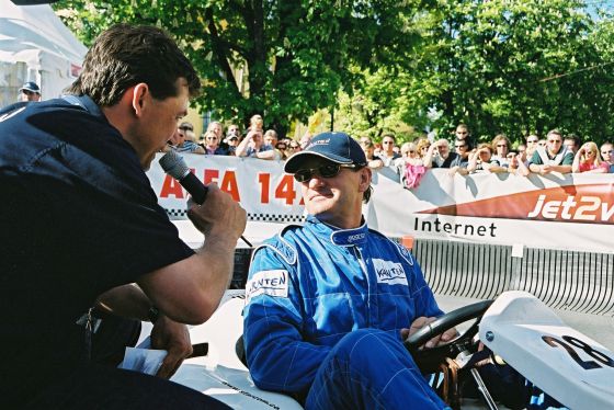 Franz Klammer beim Cart City Circuit in Velden © ccc